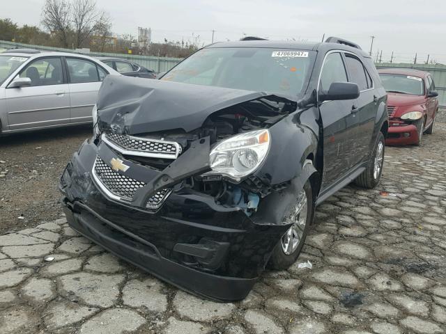 2GNALBEK2F6352568 - 2015 CHEVROLET EQUINOX LT BLACK photo 2