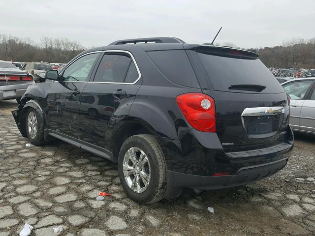 2GNALBEK2F6352568 - 2015 CHEVROLET EQUINOX LT BLACK photo 3