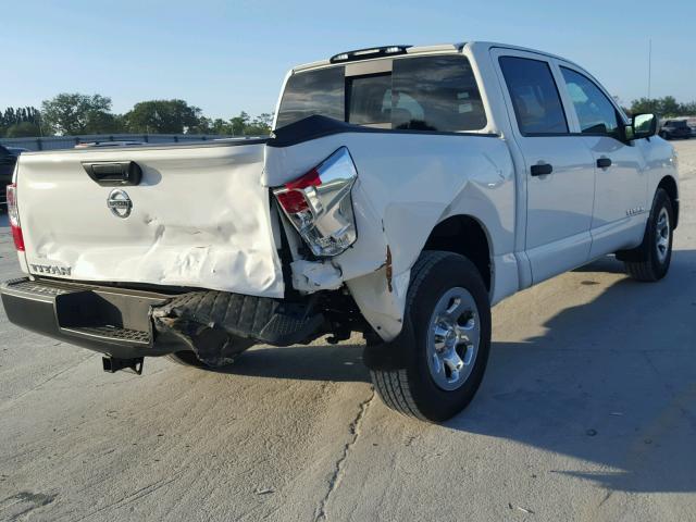 1N6AA1EK5HN553563 - 2017 NISSAN TITAN S WHITE photo 4