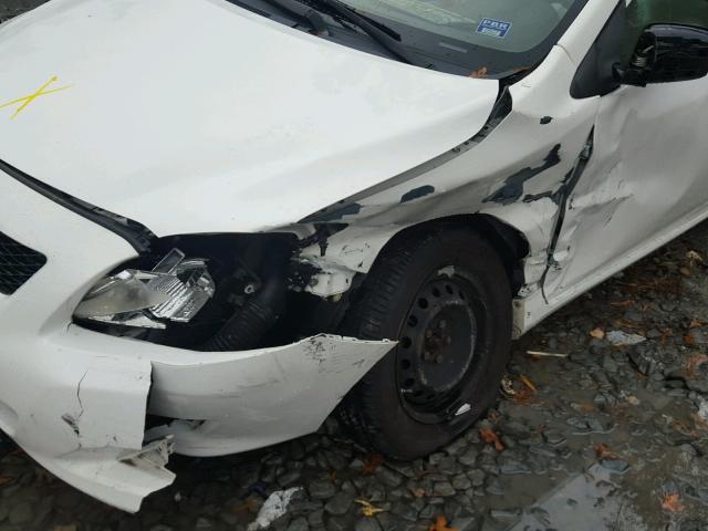 JTDBL40E099054426 - 2009 TOYOTA COROLLA BA WHITE photo 8