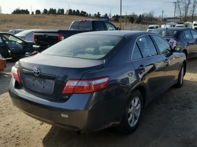 4T4BE46K99R056553 - 2009 TOYOTA CAMRY BASE GRAY photo 4