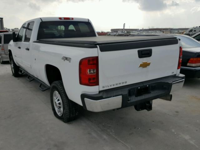 1GC1KXC87DF209490 - 2013 CHEVROLET SILVERADO WHITE photo 3