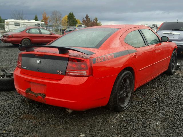 2B3LA53H66H488689 - 2006 DODGE CHARGER R/ RED photo 4