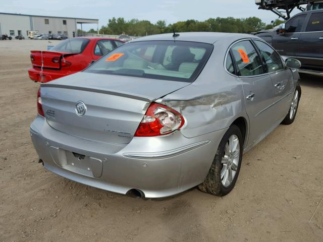 2G4WN58C981149879 - 2008 BUICK LACROSSE S SILVER photo 4