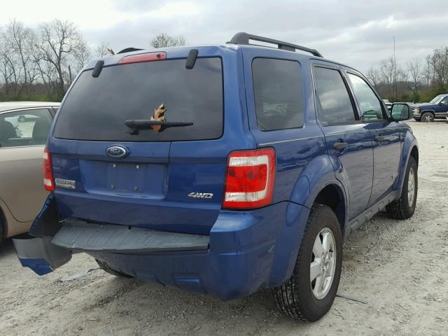 1FMCU93Z28KA08175 - 2008 FORD ESCAPE XLT BLUE photo 4