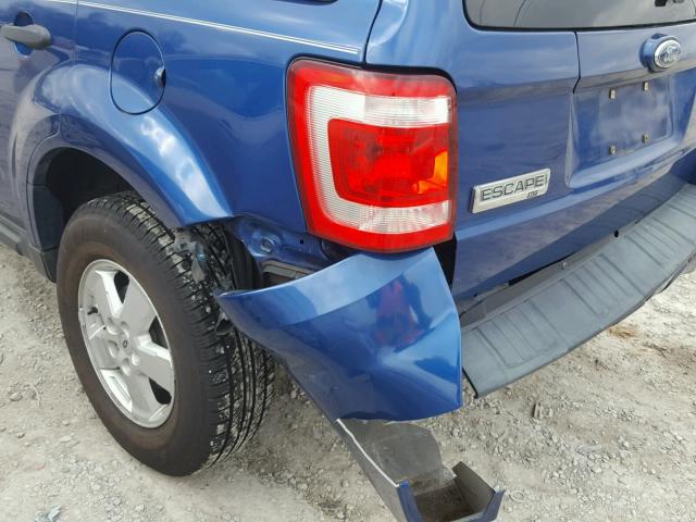 1FMCU93Z28KA08175 - 2008 FORD ESCAPE XLT BLUE photo 9