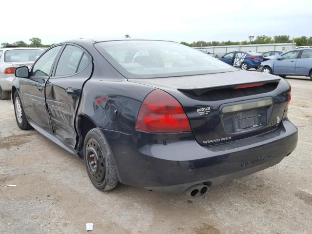 2G2WP522641282046 - 2004 PONTIAC GRAND PRIX 黑色 照片 3