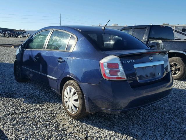 3N1AB6AP1BL610849 - 2011 NISSAN SENTRA 2.0 BLUE photo 3