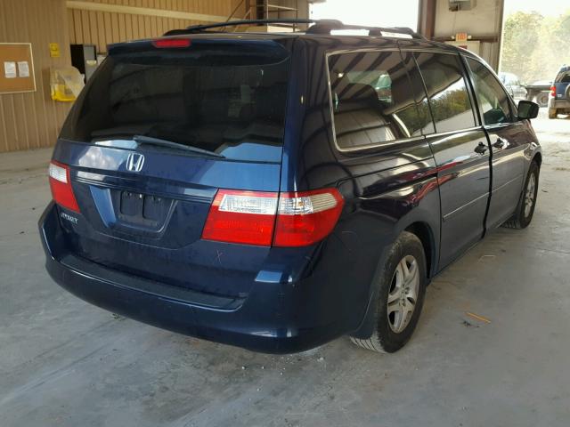 5FNRL38647B085414 - 2007 HONDA ODYSSEY EX BLACK photo 4