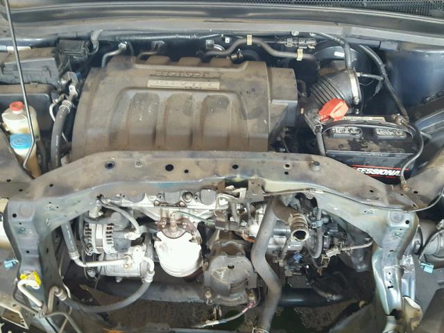 5FNRL38647B085414 - 2007 HONDA ODYSSEY EX BLACK photo 7