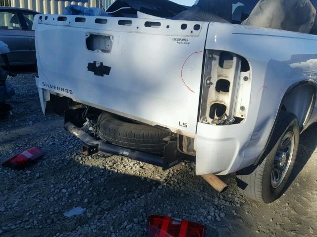 1GCEC19C68Z315604 - 2008 CHEVROLET SILVERADO WHITE photo 10