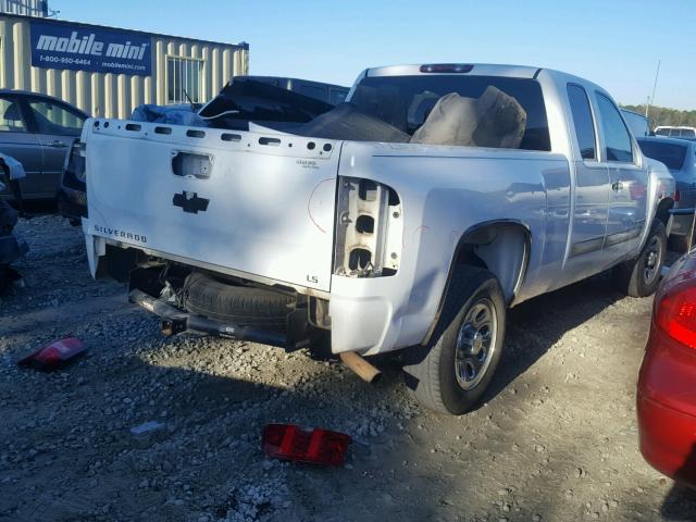 1GCEC19C68Z315604 - 2008 CHEVROLET SILVERADO WHITE photo 4