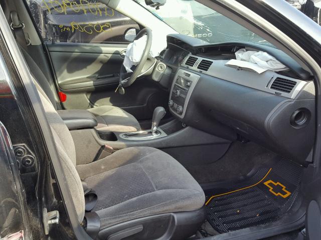 2G1WT58K389176636 - 2008 CHEVROLET IMPALA LT BLACK photo 5