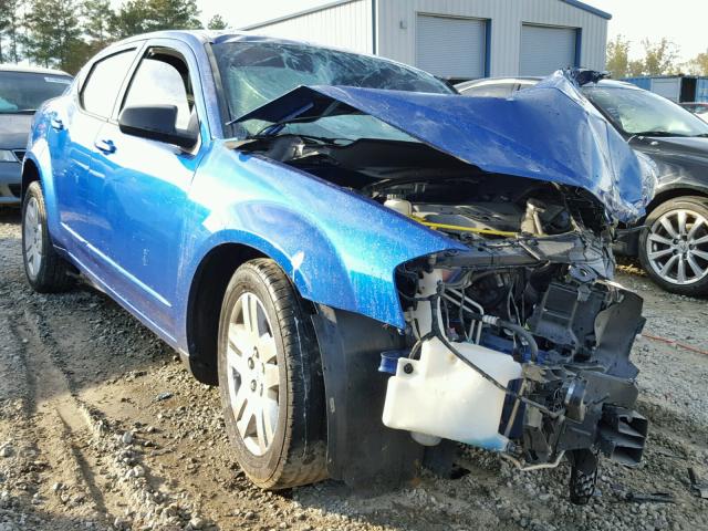 1C3CDZAB9CN324114 - 2012 DODGE AVENGER SE BLUE photo 1