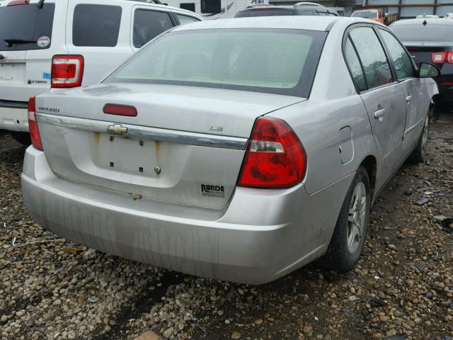 1G1ZS58F67F155191 - 2007 CHEVROLET MALIBU LS SILVER photo 4