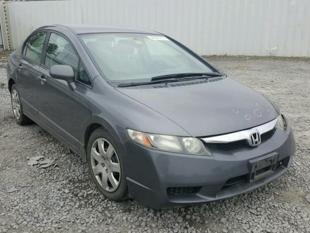 2HGFA16529H369355 - 2009 HONDA CIVIC LX GRAY photo 1