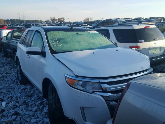 2FMDK3JC2DBA56673 - 2013 FORD EDGE SEL WHITE photo 1