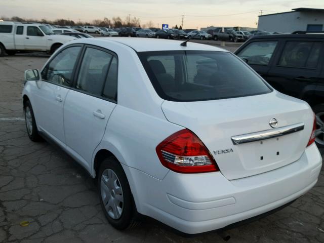 3N1BC1APXBL450118 - 2011 NISSAN VERSA S WHITE photo 3