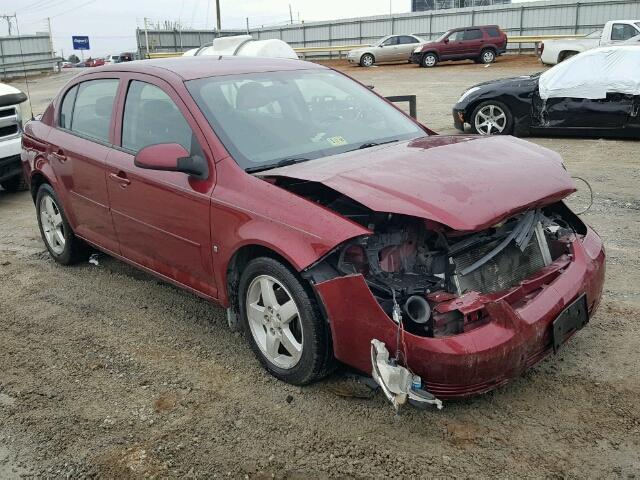 1G1AT58H697191214 - 2009 CHEVROLET COBALT LT BURGUNDY photo 1