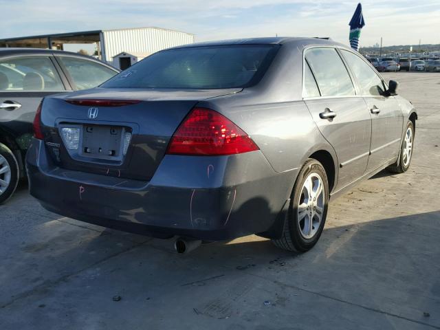 1HGCM56796A120645 - 2006 HONDA ACCORD EX CHARCOAL photo 4