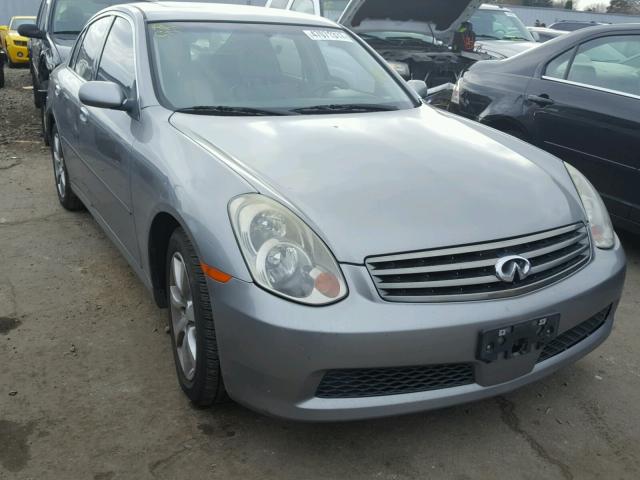 JNKCV51EX5M216054 - 2005 INFINITI G35 GRAY photo 1