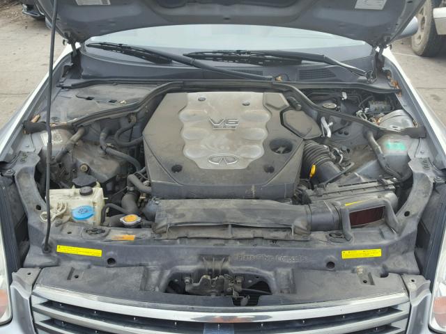 JNKCV51EX5M216054 - 2005 INFINITI G35 GRAY photo 7