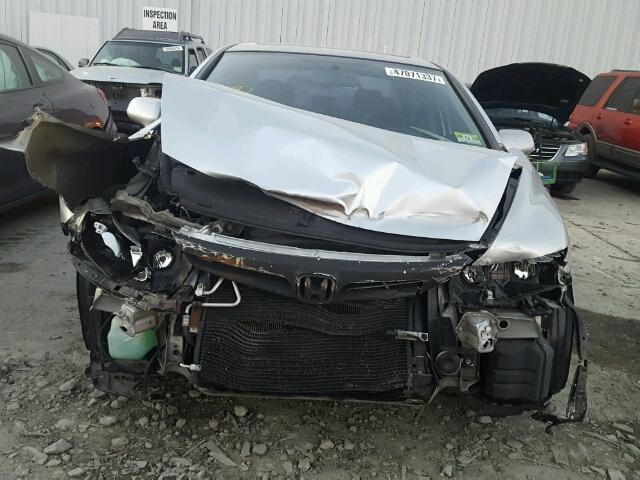 2HGFA55517H712680 - 2007 HONDA CIVIC SI SILVER photo 9