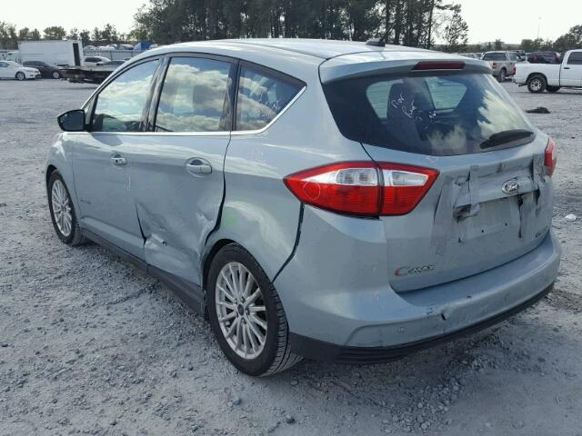 1FADP5BUXDL532988 - 2013 FORD C-MAX SEL BLUE photo 3