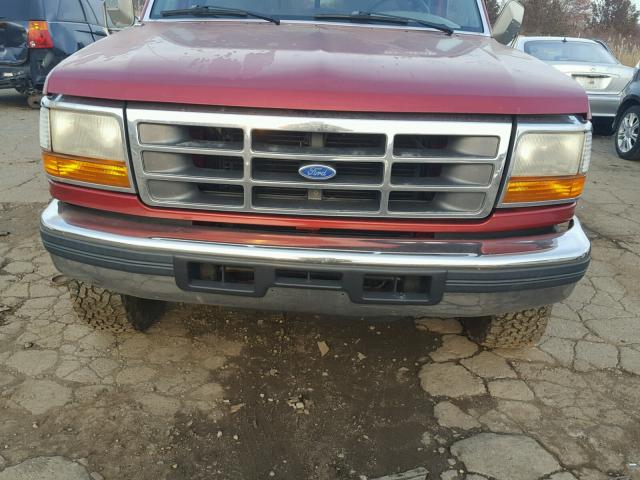 1FTHX25F3TEA52530 - 1996 FORD F250 RED photo 7