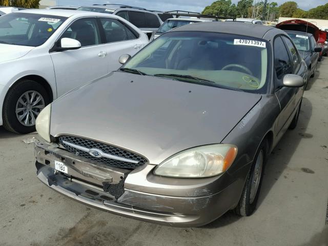 1FAFP55U33G268007 - 2003 FORD TAURUS TAN photo 2