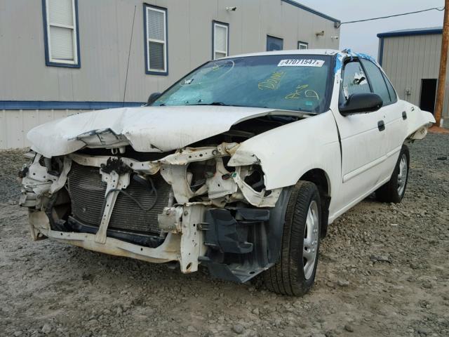 3N1CB51D84L858012 - 2004 NISSAN SENTRA 1.8 WHITE photo 2