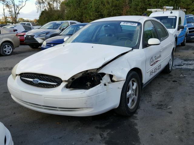 1FAFP53U33A244201 - 2003 FORD TAURUS SE WHITE photo 2