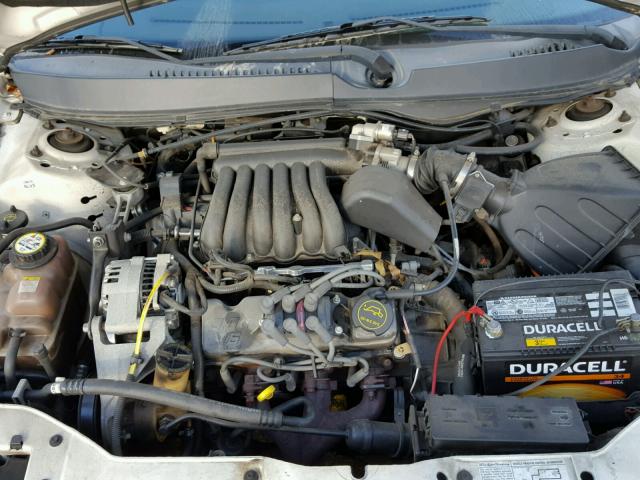 1FAFP53U33A244201 - 2003 FORD TAURUS SE WHITE photo 7