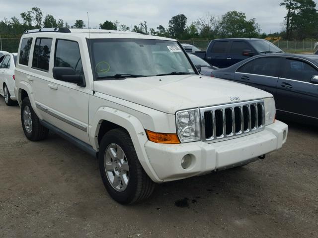 1J8HG58236C220282 - 2006 JEEP COMMANDER WHITE photo 1