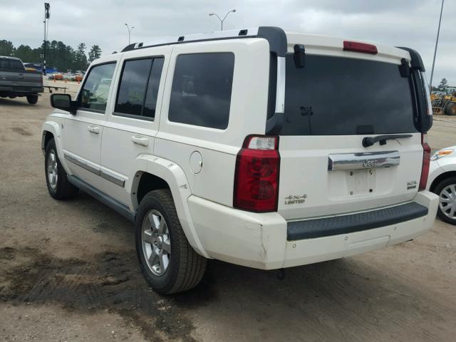 1J8HG58236C220282 - 2006 JEEP COMMANDER WHITE photo 3