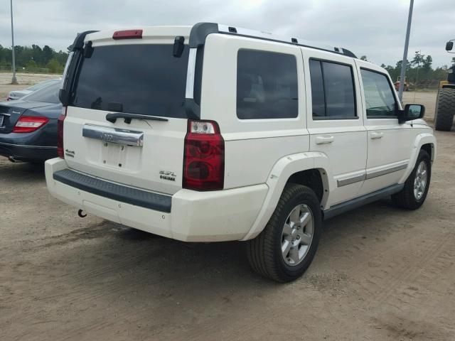 1J8HG58236C220282 - 2006 JEEP COMMANDER WHITE photo 4