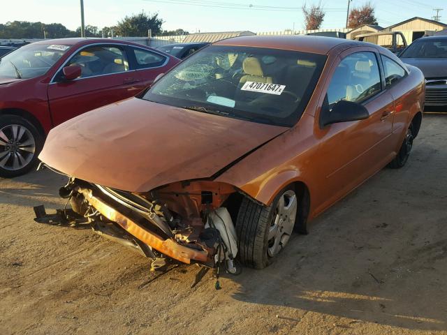 1G1AK15F977263972 - 2007 CHEVROLET COBALT LS ORANGE photo 2