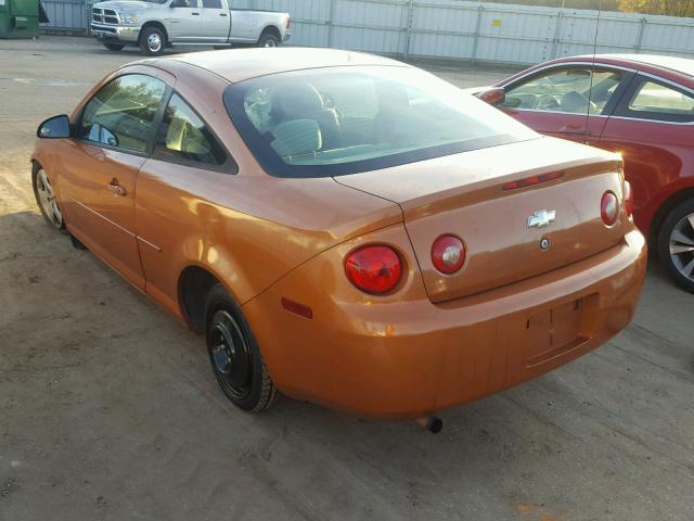 1G1AK15F977263972 - 2007 CHEVROLET COBALT LS ORANGE photo 3