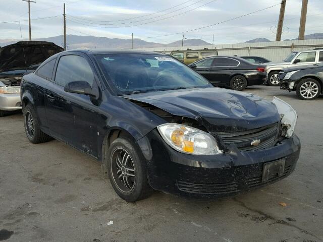 1G1AL18F287257442 - 2008 CHEVROLET COBALT LT BLACK photo 1