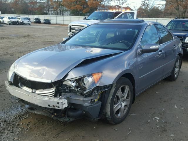 JH4KB16667C001892 - 2007 ACURA RL GRAY photo 2