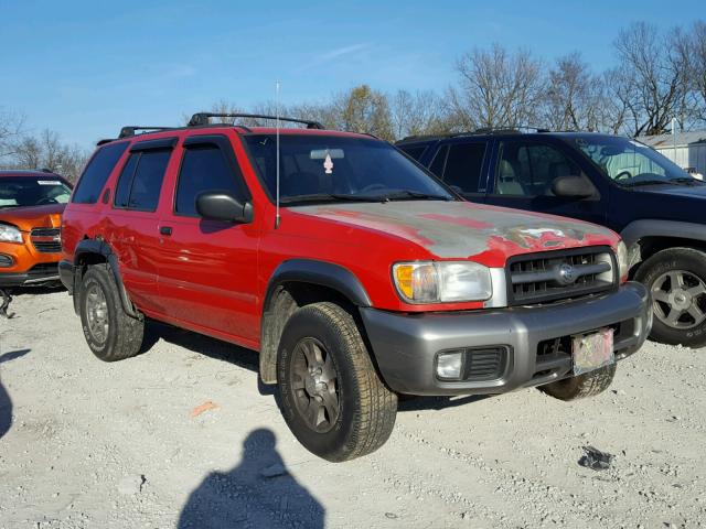 JN8AR07Y2YW422113 - 2000 NISSAN PATHFINDER RED photo 1