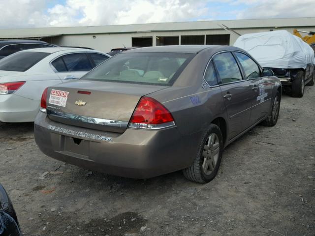 2G1WT58K469137132 - 2006 CHEVROLET IMPALA LT BROWN photo 4