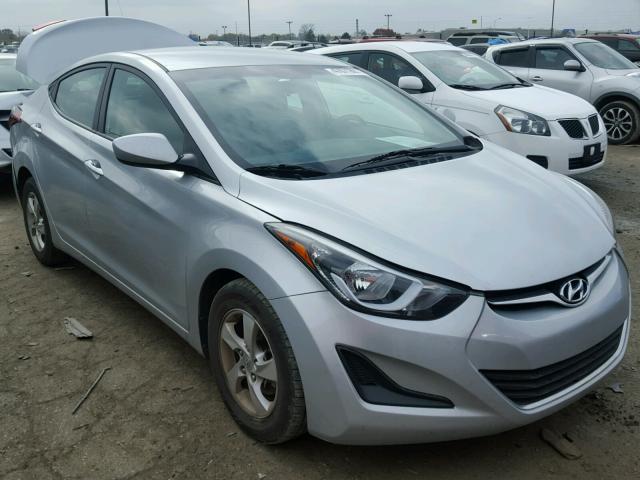 5NPDH4AE3EH508825 - 2014 HYUNDAI ELANTRA SE SILVER photo 1