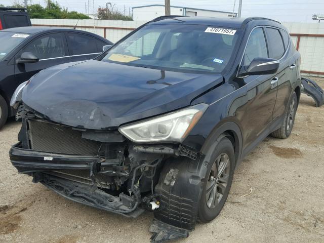5XYZU3LB0EG210710 - 2014 HYUNDAI SANTA FE S 黑色 照片 2
