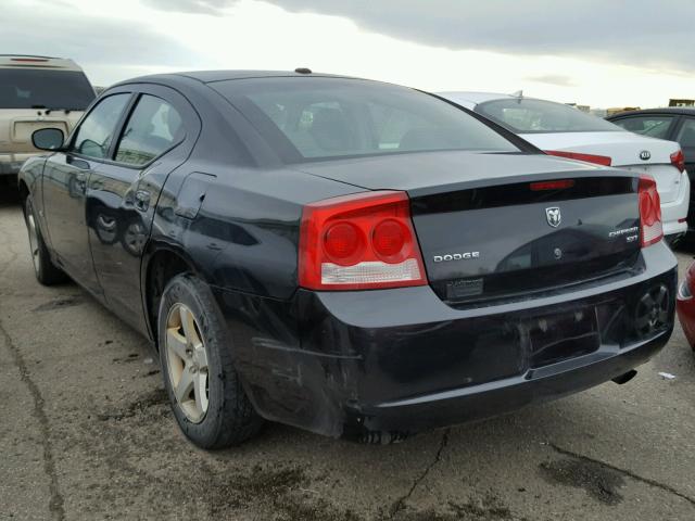 2B3KA33V69H575759 - 2009 DODGE CHARGER SX BLACK photo 3