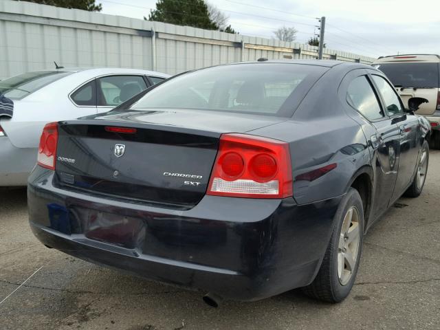 2B3KA33V69H575759 - 2009 DODGE CHARGER SX BLACK photo 4