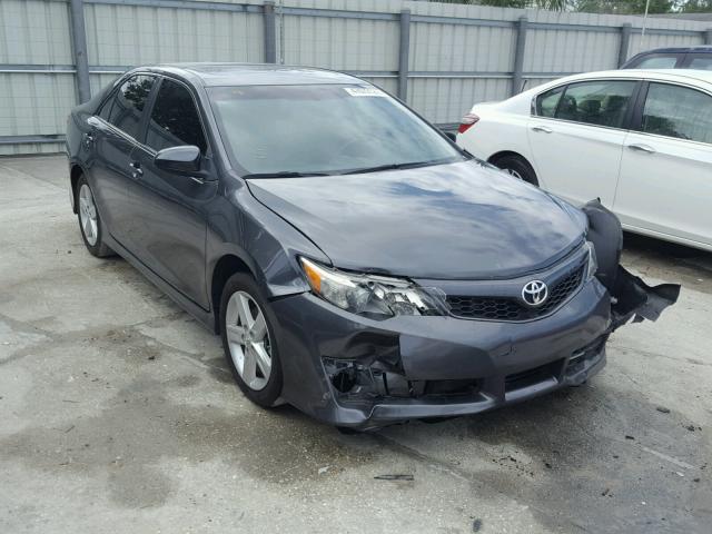 4T1BF1FKXCU077053 - 2012 TOYOTA CAMRY BASE GRAY photo 1