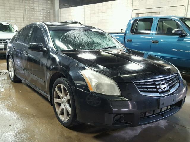 1N4BA41E07C832394 - 2007 NISSAN MAXIMA SE BLACK photo 1