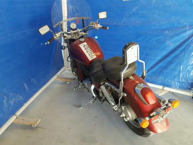 1HFSC43163A300089 - 2003 HONDA VT1100 C2 MAROON photo 3