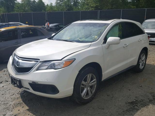 5J8TB4H35EL014075 - 2014 ACURA RDX BASE WHITE photo 2